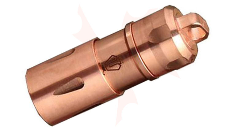 copper flashlight rechargeable LUMINTOP GT Nano 3.0 Brass 700lm 400m 10280 Thrower USB-C EDC  Nealsgadgets It has a max output of 650 lumens and powered by 260mAh rechargeable battery. Olight Warrior Mini 2 Copper