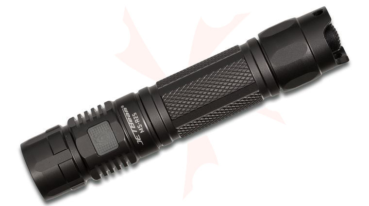 JETBeam MS-R25 Rechargeable Tactical Military LED Flashlight, 1200 Max Lumens