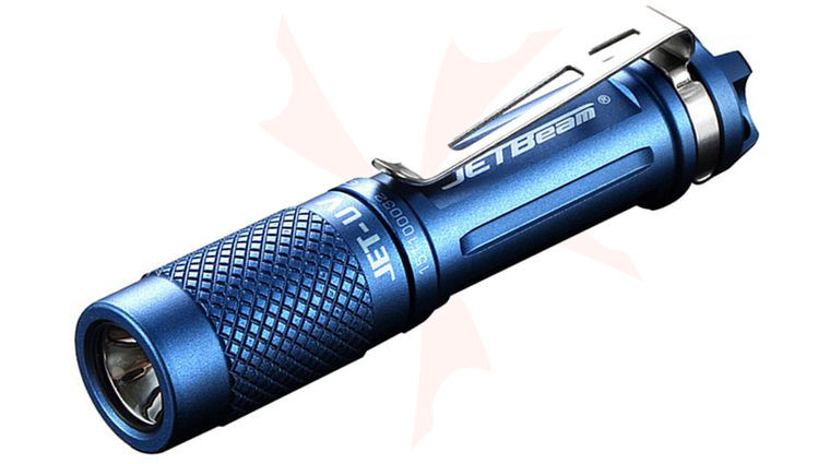 JETBeam Jet UV Aluminum LED Flashlight, Blue