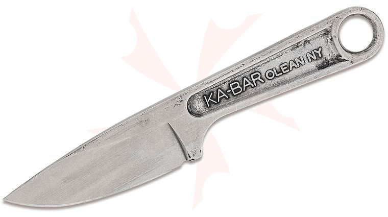 KA-BAR 1119 Forged Wrench Knife Fixed 3 inch Blade, Satin, One-Piece Construction, Hard Plastic Sheath