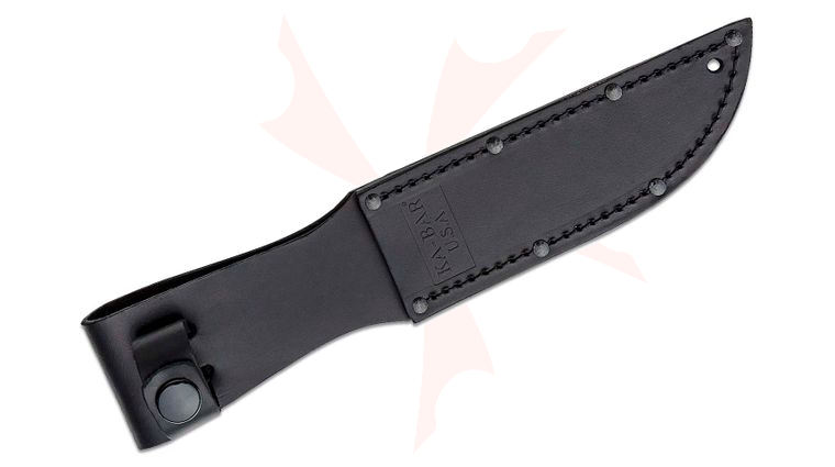 KA-BAR 1256S Black Leather Sheath Only 5.25 inch Fixed Blade Knives