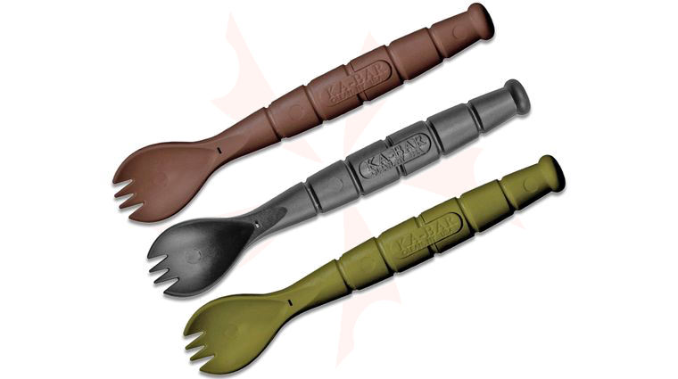 KA-BAR Field Kit Spork/Knife Set, 3-Pack