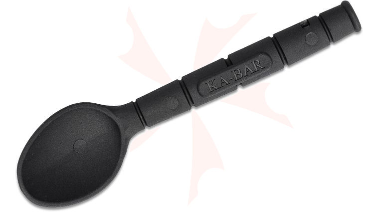 KA-BAR 9924 Krunch Polymer Spoon/Straw Combo, Black