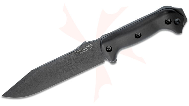 KA-BAR BK7 Becker Fixed Combat Utility Knife 7 inch 1095 Carbon Steel Blade, Zytel Handles, Nylon Sheath