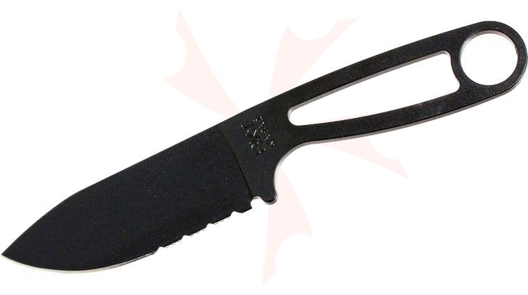 KA-BAR ESEE BK14SG Becker Eskabar Knife 3-1/4 inch 1095 Cro-Van Combo Blade, Plastic Sheath