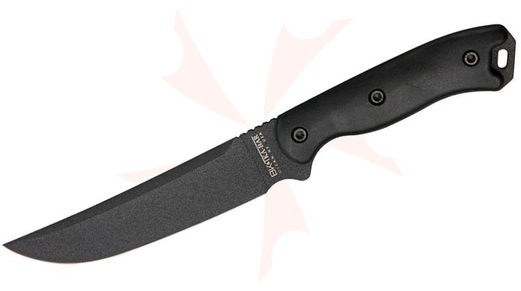 KA-BAR BK15 Becker Short Tailing Point Fixed 5-1/2 inch Carbon Steel Blade, Zytel Handles, Cordura Sheath