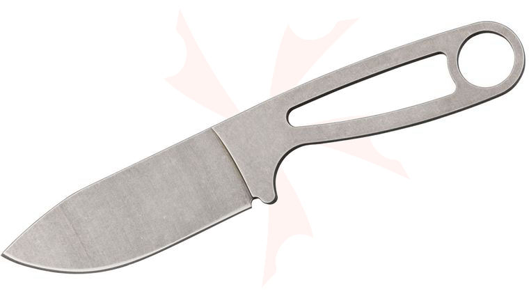KA-BAR ESEE Sterile BK24 Becker D'Eskabar Knife 3.25 inch D2 Stonewash Blade, Steel Handle, Black Molded Plastic Sheath