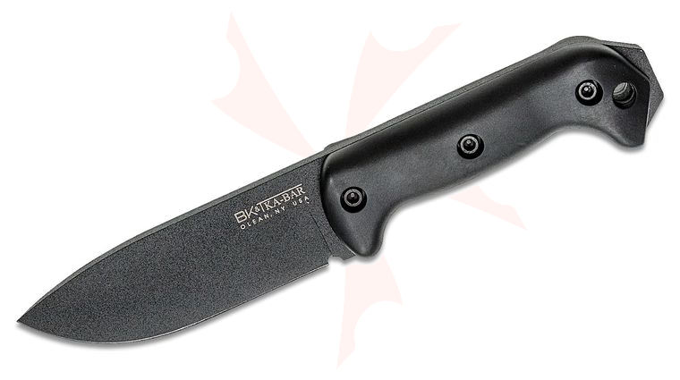 KA-BAR BK2 Becker Campanion Fixed 5-1/4 inch Blade, Zytel Handles, Molded Plastic Sheath