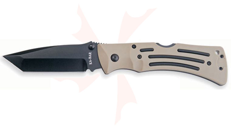 KaBar Desert MULE Tanto w/Black 3 13/16