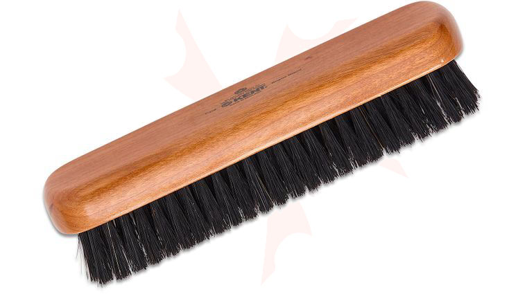 Kent Brushes CC2 Cherry Wood Pure Black Bristle Clothes Brush