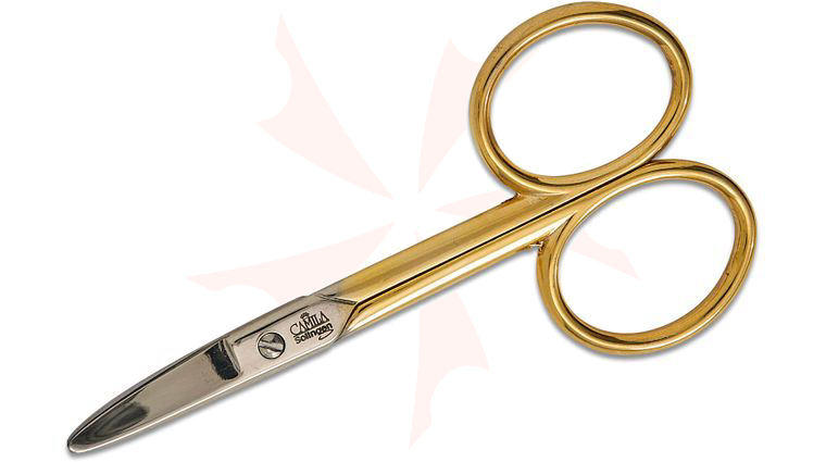 Camila 3 inch Baby Scissors w/ Gold Plated Handle