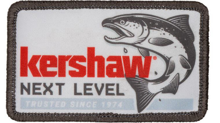 Kershaw 2026 Next Level Trout Fishing Woven Sublimated Morale Patch