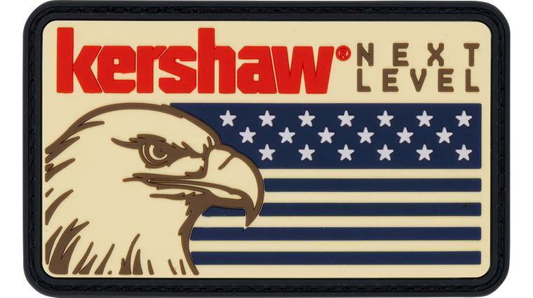 Kershaw 2026 Next Level USA Flag PVC Morale Patch