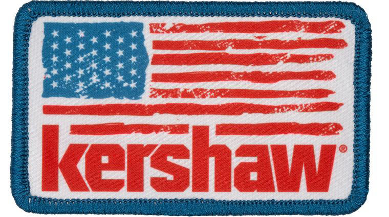 Kershaw 2026 USA Flag Woven Sublimated Morale Patch