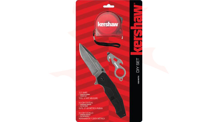 Kershaw 1321KITX DIY Set, Assisted Opening BlackWash Utility