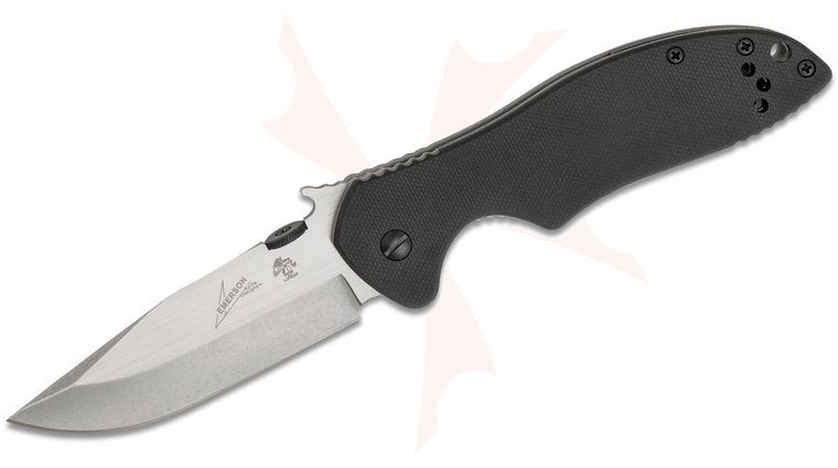 Kershaw Emerson 6034D2 CQC-6K Folding Knife 3.25 inch D2 Two-Tone Blade, G10 and Stainless Steel Handles