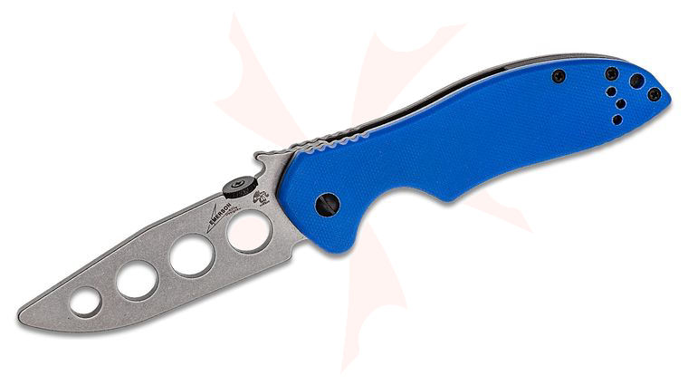 Kershaw Emerson 6034TRAINER E-Train 3.2 inch Stonewash Unsharpened Blade, G10 and Steel Handles