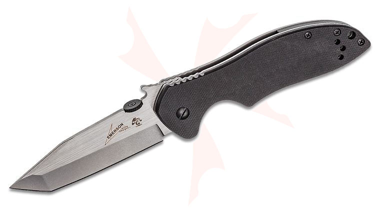 Kershaw Emerson 6034T CQC-7K Folding Knife 3.25 inch Two-Tone Tanto Blade, G10 and Stainless Steel Handles