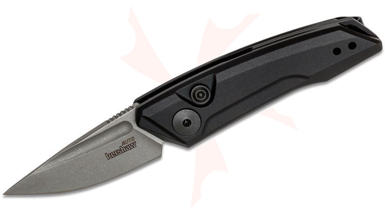 Kershaw 7250 Launch 9 AUTO Folding Knife 1.8 inch Working Finish CPM-154 Drop Point Blade, Black Anodized Aluminum Handles