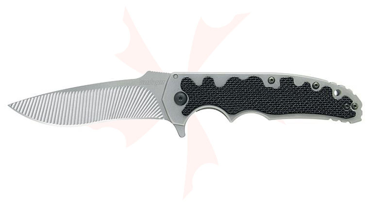 Kershaw Knives Groove Folder with 3-1/2 inch Sandvik Blade & Textured G-10 Handle