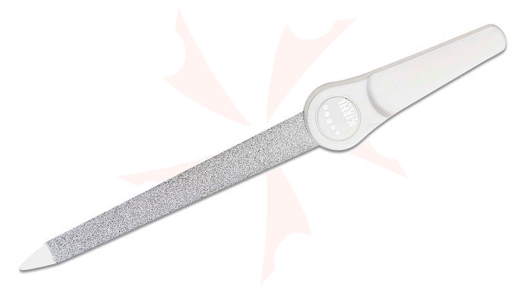 Kiehl Solingen 15cm Diamond Nail File, Nacre Handles