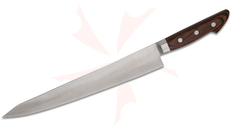 Kikuichi Elite Warikomi Gold Sushi Roll Knife 10.5 inch Blade (WGS27-10-5)