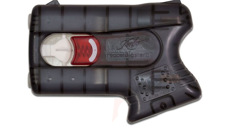 Kimber America PepperBlaster II Pistol Grip Pepper Self-Defense Solution, Gray