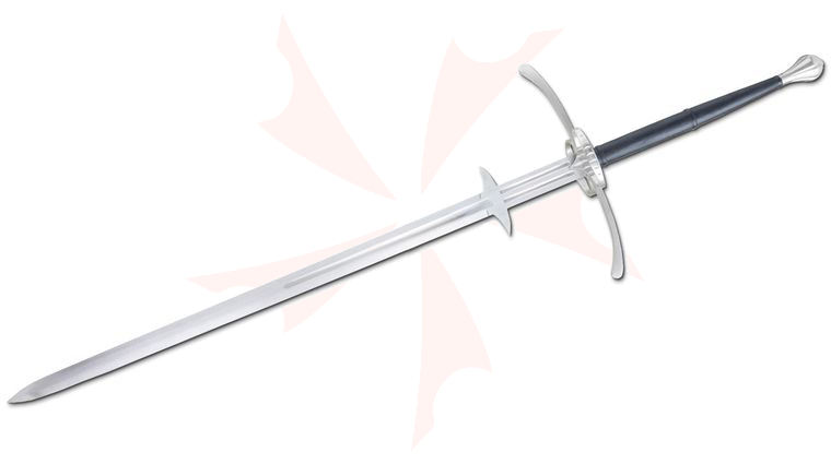 CAS Iberia Kingston Arms SM36160 Great Sword 56.25 inch Overall, Leather Wrapped Handle