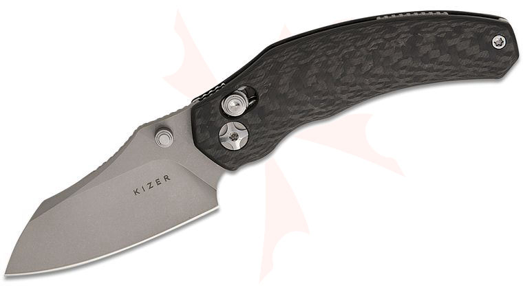 Kizer Cutlery O. SHO Mini Bulldog Clutch Lock Folding Knife