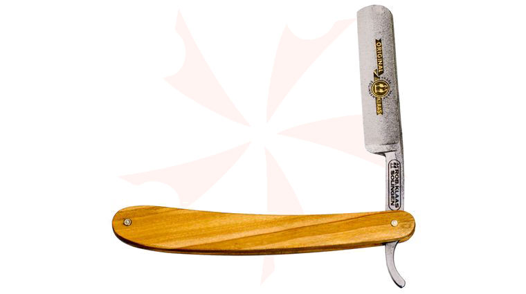 Robert Klaas 5/8 inch Hollow Ground Straight Razor, Olive Wood Handle