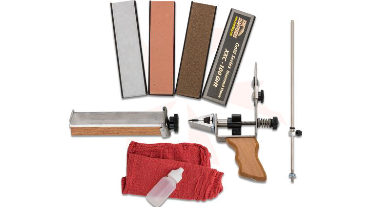 KME Sharpeners Knife Sharpening System, R.P.S.H. Combo Kit, Plastic Case