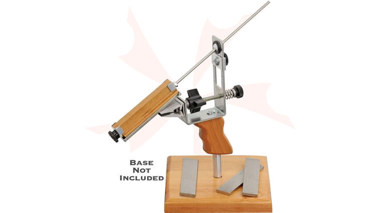 KME Sharpeners Knife Sharpening System, 4-Piece Diamond Stone Kit, Plastic Case