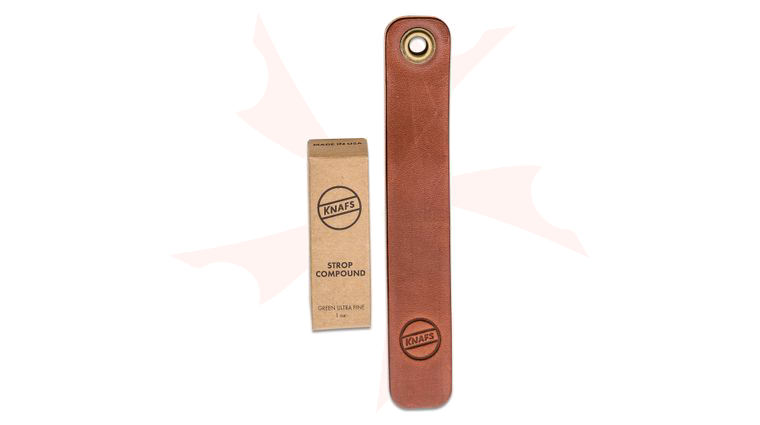 Knafs Co. EDC Leather Strop and Strop Compound, Ultra Fine