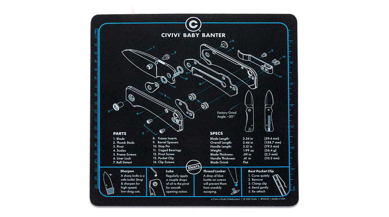 Knafs Co. Baby Banter Shop Mat Mousepad