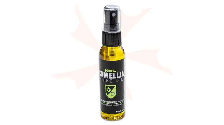 Knife Pivot Lube Organic Camellia Kitchen Knife Oil, 60mL Bottle with Spray Applicator