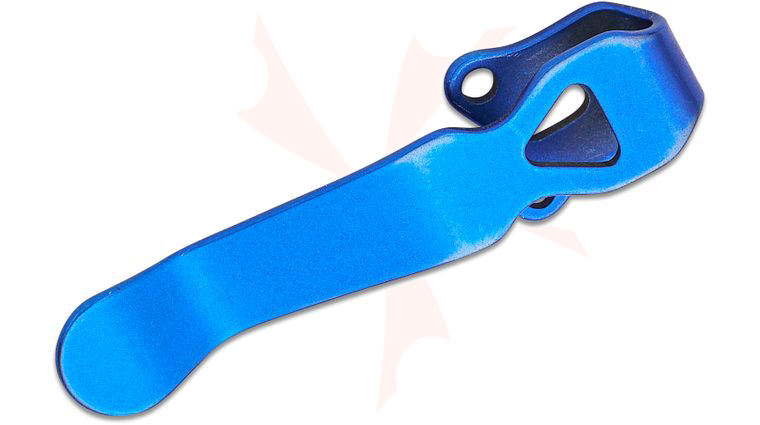 LynchNW Lynch Northwest Benchmade/Emerson/Pro-Tech Stubby Blue Anodized Deep Carry Titanium Pocket Clip