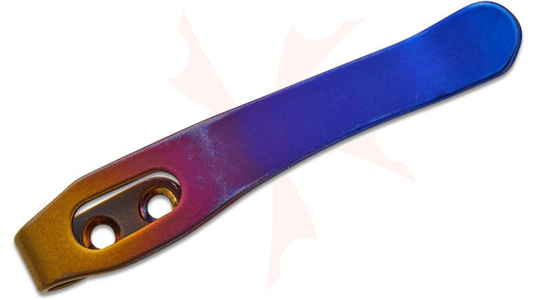 LynchNW Lynch Northwest Pro-Tech Standard Fade Anodized Deep Carry Titanium Pocket Clip