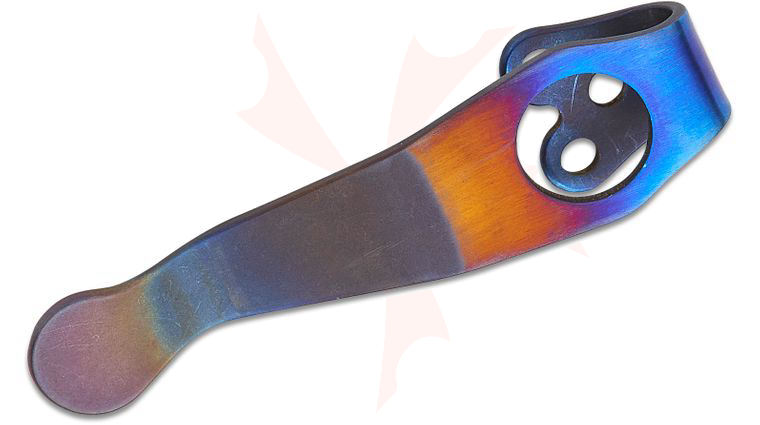 LynchNW Lynch Northwest Spyderco Stubby Clip Replacement Industrial Heat Deep Carry Titanium Pocket Clip