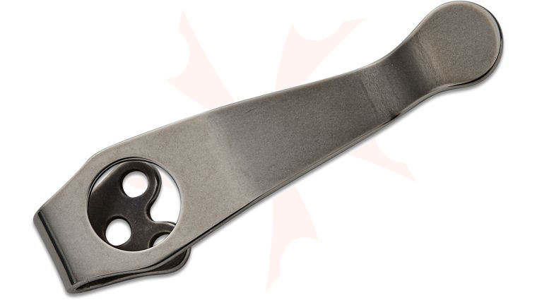 LynchNW Lynch Northwest Spyderco Stubby Clip Replacement Polished Deep Carry Titanium Pocket Clip