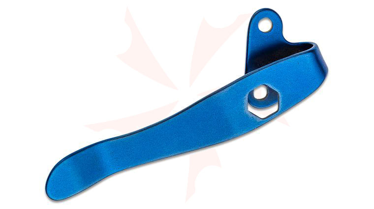 LynchNW Lynch Northwest Kershaw Leek/Blur Blue Anodized Deep Carry Titanium Pocket Clip
