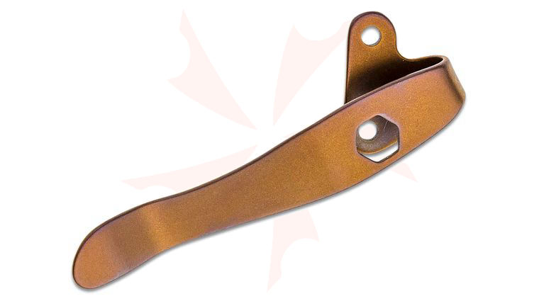 LynchNW Lynch Northwest Kershaw Leek/Blur Bronze Anodized Deep Carry Titanium Pocket Clip