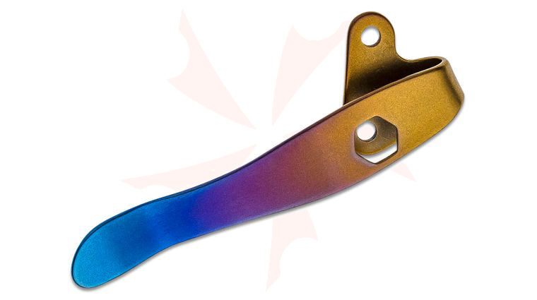 LynchNW Lynch Northwest Kershaw Leek/Blur Fade Anodized Deep Carry Titanium Pocket Clip