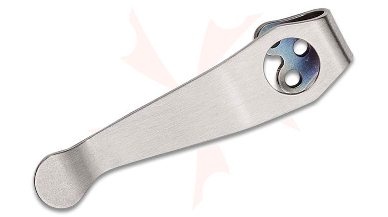 LynchNW Lynch Northwest Spyderco Standard Short Satin Deep Carry Titanium Pocket Clip