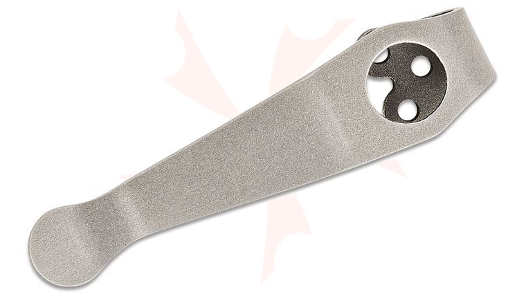 LynchNW Lynch Northwest Spyderco Standard Short Sandwashed Deep Carry Titanium Pocket Clip