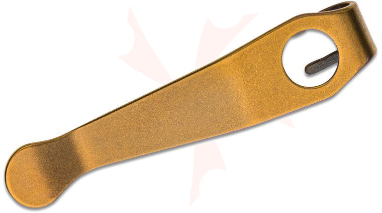LynchNW Lynch Northwest Spyderco Wire Clip Replacement Bronze Anodized Deep Carry Titanium Pocket Clip