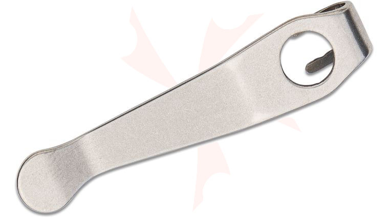 LynchNW Lynch Northwest Spyderco Wire Clip Replacement Stonewashed Deep Carry Titanium Pocket Clip