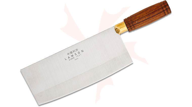 Lamson USA Walnut Chinese Vegetable Cleaver 8 inch Blade