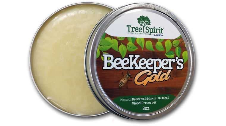 Lamson Beekeeper's Gold Natural Beeswax and Mineral Oil Blend Wood Preserver 8 oz.
