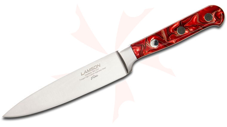 Lamson USA 6 inch Fire Forged Utility Knife, Kirinite Handle