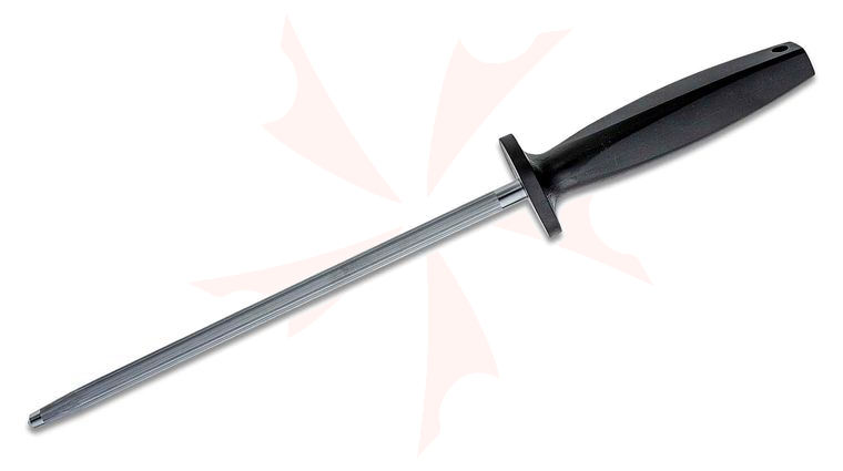 Lamson USA 10 inch Midnight Forged Butcher Steel, Black G10 Handle